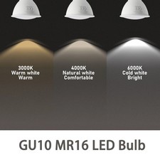 10PCS/LOT Spot Foco Gu10 GU5.3 Spotlight AC220V 3W-8W 3000K/4000K/6000K LED Ligh