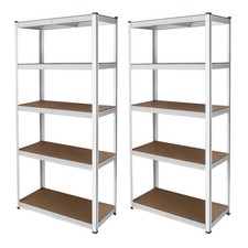 Image of Monster Racking 2 x White Racking Units 90 x 40 x 180