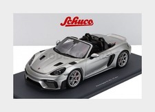 SCHUCO 18U00013 Porsche 718 (982) Spider RS Cabriolet Open 2023 Silver 1/1