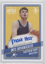 2021-22 Onyx Vintage Auto Matt Hurt Matthew Hurt #VAMH Auto 4z8