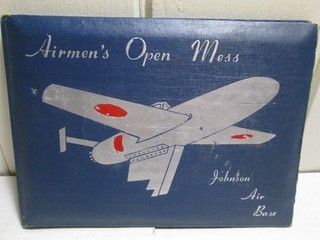Vintage 1950's USAF Air Force Johnson Air Base Mess Night Book