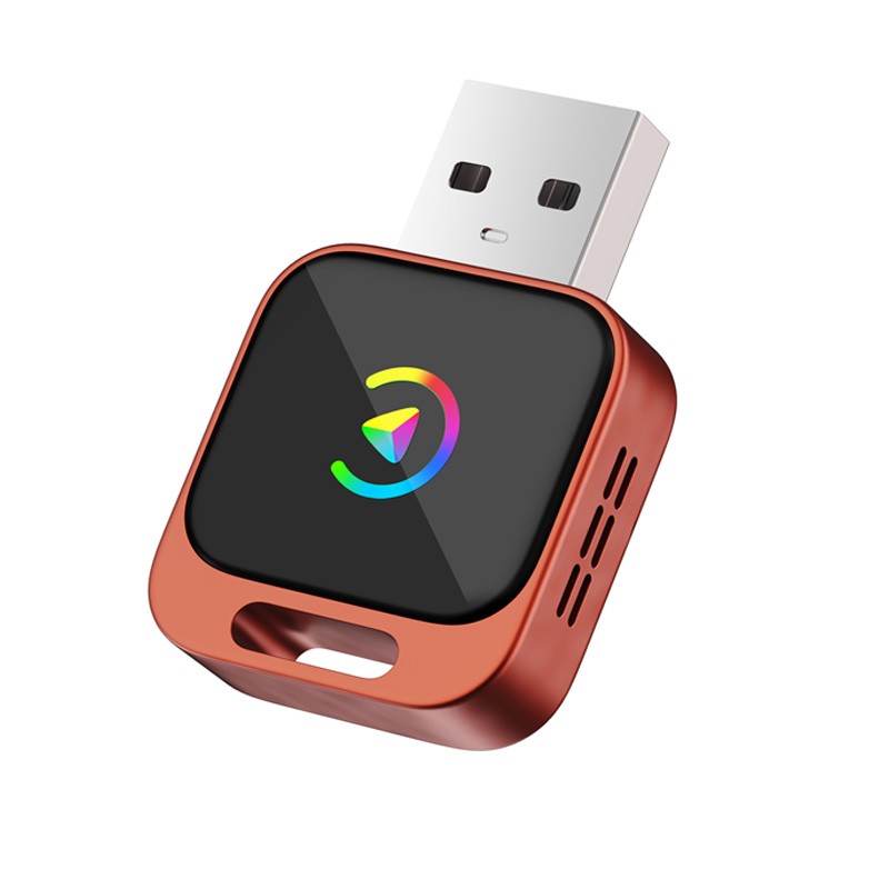 2-In-1 Wireless CarPlay Adapter for Apple iPhone & Android Auto USB Adapter Plug