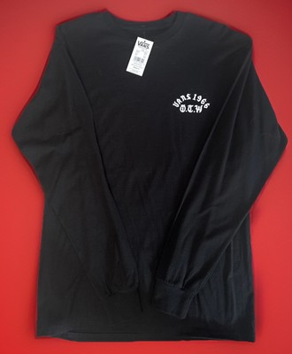 Vans -  Off the Wall  Long Sleeve Tee - Black - Men s Medium
