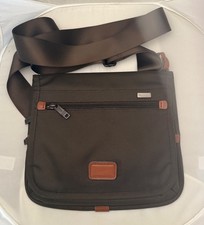 TUMI Alpha Bravo 22105ESH Crossbody Organizer Bag Espresso Brown Rare