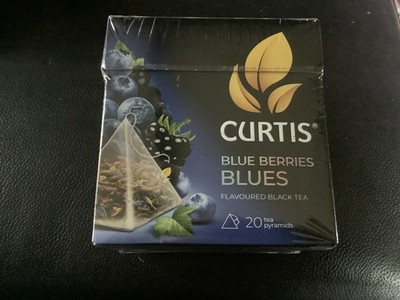 11 PACK CURTIS Black Tea Blueberry Blues RF NO GMO Made in Russia 220 pyramids