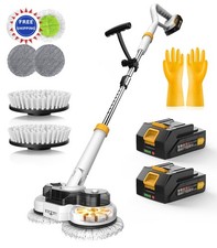 Cordless Electric Mop 800RPM 6000mAh Battery Spin Mops for Floor Cleaning Led