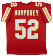 Creed Humphrey Authentic Signed Red Pro Style Jersey BAS Witnessed