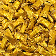 Coffee Latte-Flavored Hard Candy  1 Pound Bag - Approx. 125 Count  Caffeinated
