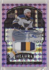 2020-21 Upper Deck Allure Purple Diamond 9/10 Ryan O'Reilly #37 Patch Auto 1qa6