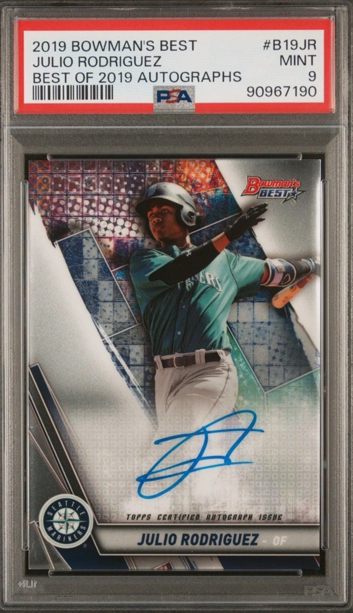 2019 Topps Bowmans Best Auto JULIO RODRIGUEZ. RC🔥