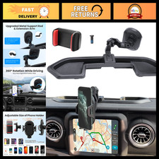 Phone Mount with Storage Tray for Jeep Wrangler Gladiator 2020-2023, Car Accesso