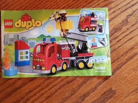 LEGO Duplo 10592 & 10900 Police Bike and Fire Engine w/instructions Retired