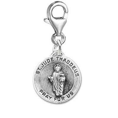 St. Jude Thaddeus Pray for Us Clip on Charm Pendant for European Charm ...