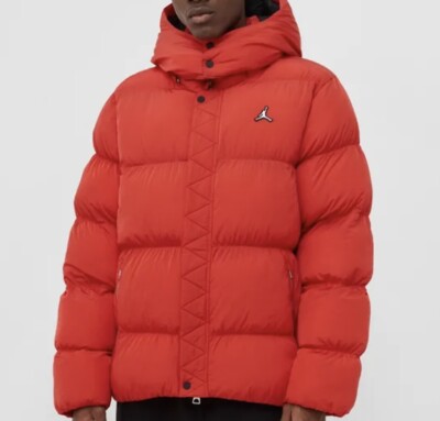 NEW Air Jordan Winter Mens Puffer Jacket Red Size XL DQ8104-612 | eBay
