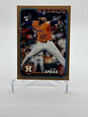 2024 Topps Update Alex Speas  Gold  RC 314/2024 #US222 Houston Astros