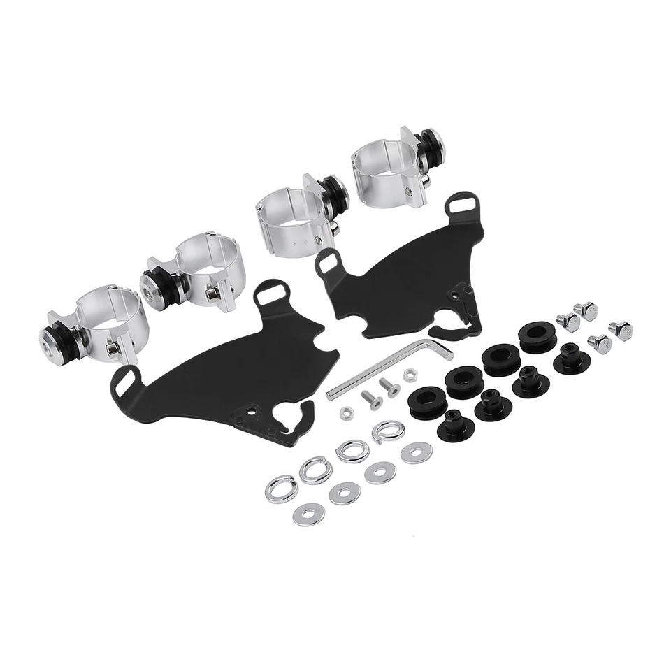 Montaje de bloqueo de gatillo carenado faro guantelete apto para Harley Sportster XL 88-22 Foto 4 de 4