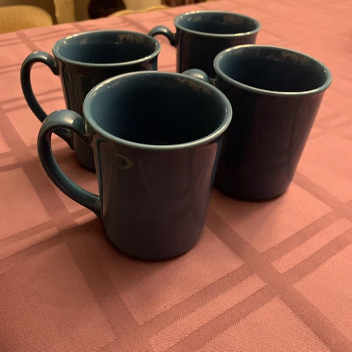 Corning Ware Cottage Light Blue 4 Pc. Coffee / Tea Mug Cup Set