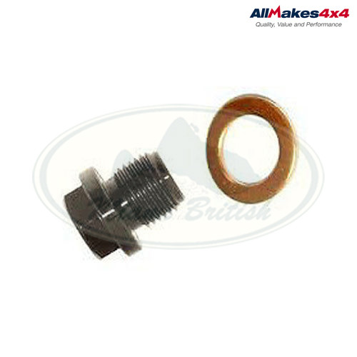 Land Rover Defender TD5 Sump Plug & Washer Set - Genuine Allmakes/Bearmach Parts