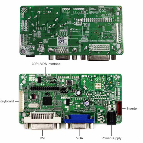 DVI VGA LCD Controller Board 10.1inch N101ICG 1280X800 400nit IPS LCD Screen - Afbeelding 5 van 5