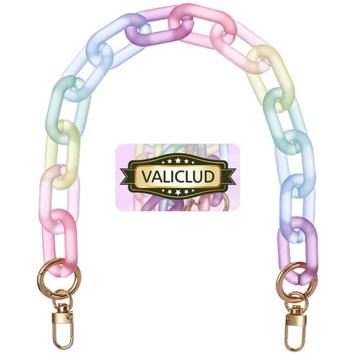 Repuesto Cadena Color Arco Iris Accesorio Bandolera Bolso Cadena - Imagen 11 de 11