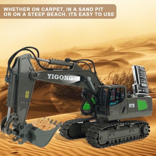 Remote Control Excavator With Metal Shovel 2.4GHz Multi-Channel Control Powerful - Picture 14 of 24
