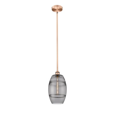 Innovations 616-1S Vaz 1Lt 8'' Stem Mini Pendant, CP/SM - 616-1S-AC-G557-8SM