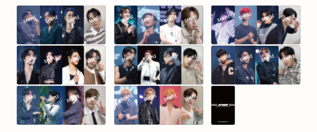 ATEEZ XYZ POP UP in Japan Official Random Photocard Complete ATEEZ XYZ POP UP in Japan Official Random Photocard Complete