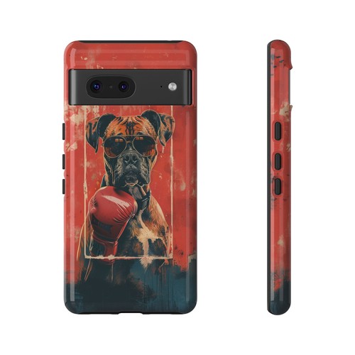 Boxer Dog Boxing Gloves - Phone Ink Cover Case for iPhone, Galaxy, Pixel - 第 154/281 張圖片