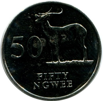 ZAMBIA 50 NGWEE 1992 UNC Africa Antelopes #M10256CW | eBay