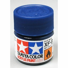 Acrylic Mini XF8 Flat Blue Tamiya 10ml TAM81708