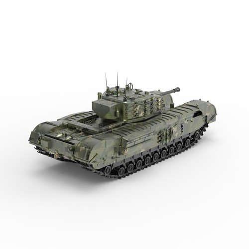 Kit Maquette Militaire SSMODEL 1/72 - Chars Churchill I Et Infanterie Britannique 25mm, En Résine, Non Peint