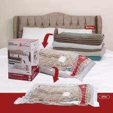 Vinsani Vacuum Airtight Reusable Space Saving Storage Bags in Box