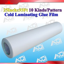 Cold Laminating Glue Film 0.69x31yard glossy/bright/matte/satin/silk Premium