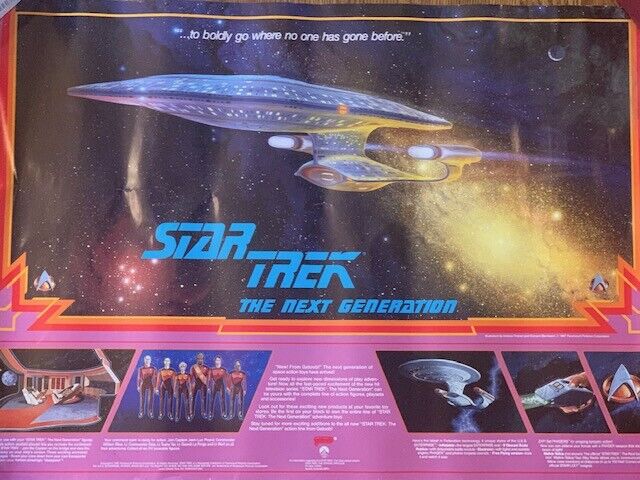 Movie Theater Cinema Poster vtg Lobby Card Trek Generation NB Next Star 1987 usa Max Rapid rise 78% OFF
