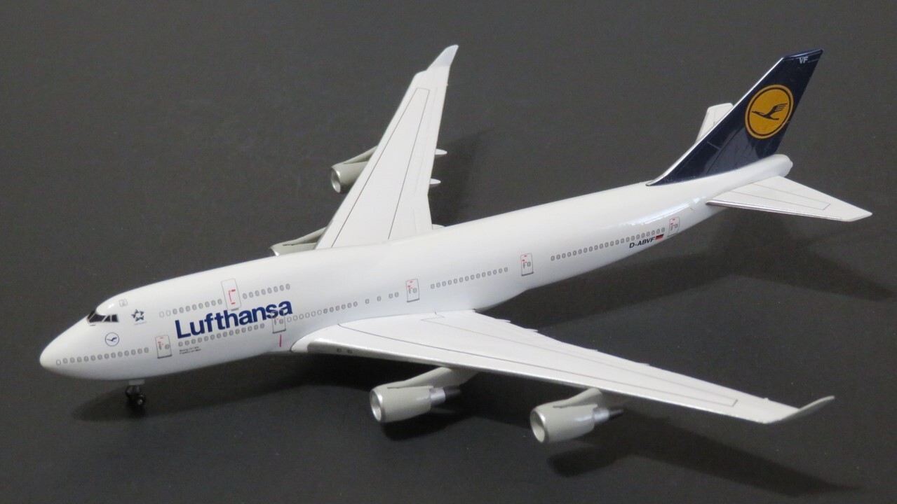 Dragon Wings Lufthansa B747-400. D-ABVF. Frankfurt. Scale 1:400.  Brand New