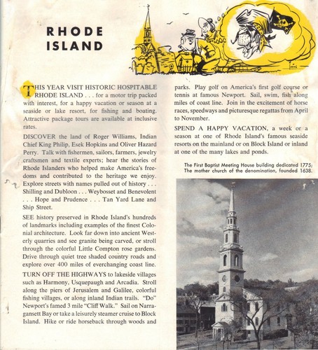 There's More to see in Rhode Island ~ Vintage Travel Guide ~ Recreation Bureau - Picture 2 of 5