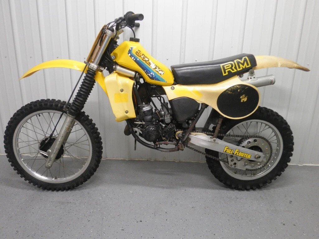 1981 - 1995 Suzuki RM125 OEM Front Number Plate RM 125 250 465 500