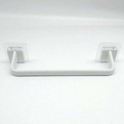 Kitchen Bathroom Wall Bath Towel Holder Rail Rack Self Adhesive Towel Rod Bar - Picture 3 of 19