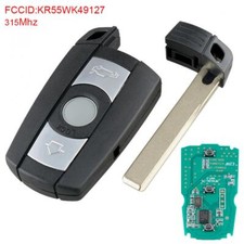 315Mhz Keyless Entry Remote Key Fob PCF7945 Chip KR55WK49127 Fit for BMW CAS3