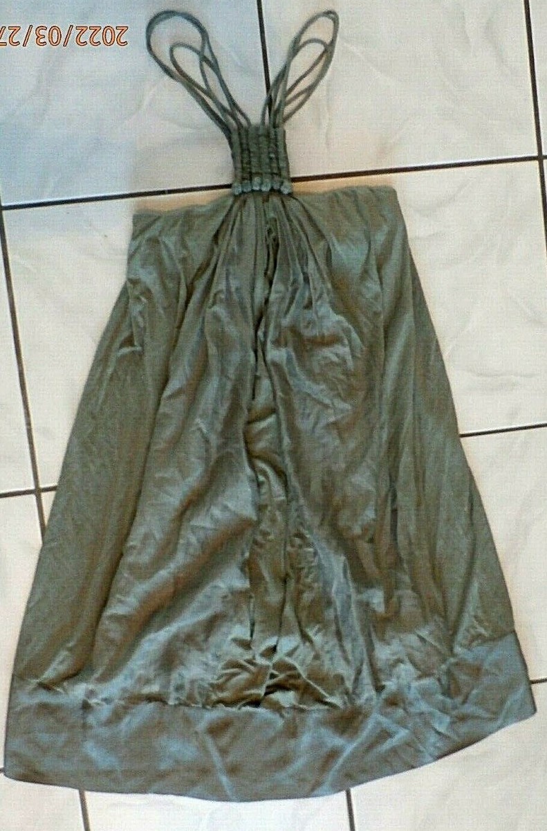 Victoria Secret Bra Tops Dress Halter strappy Green Shelf Bra Lined Sz  Small | eBay