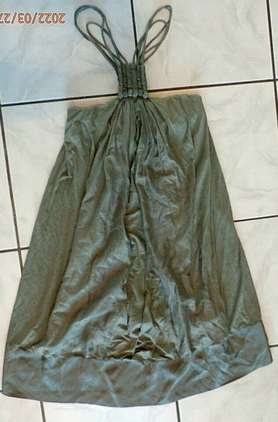 UNDERCOVER Reggiseno Victoria Secret top abito reggiseno con spalline verde mensola foderato taglia small