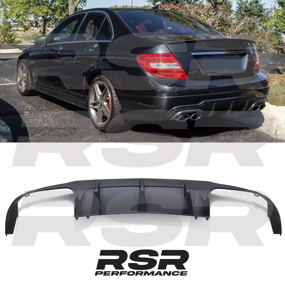 C63 amg 2024 rear diffuser