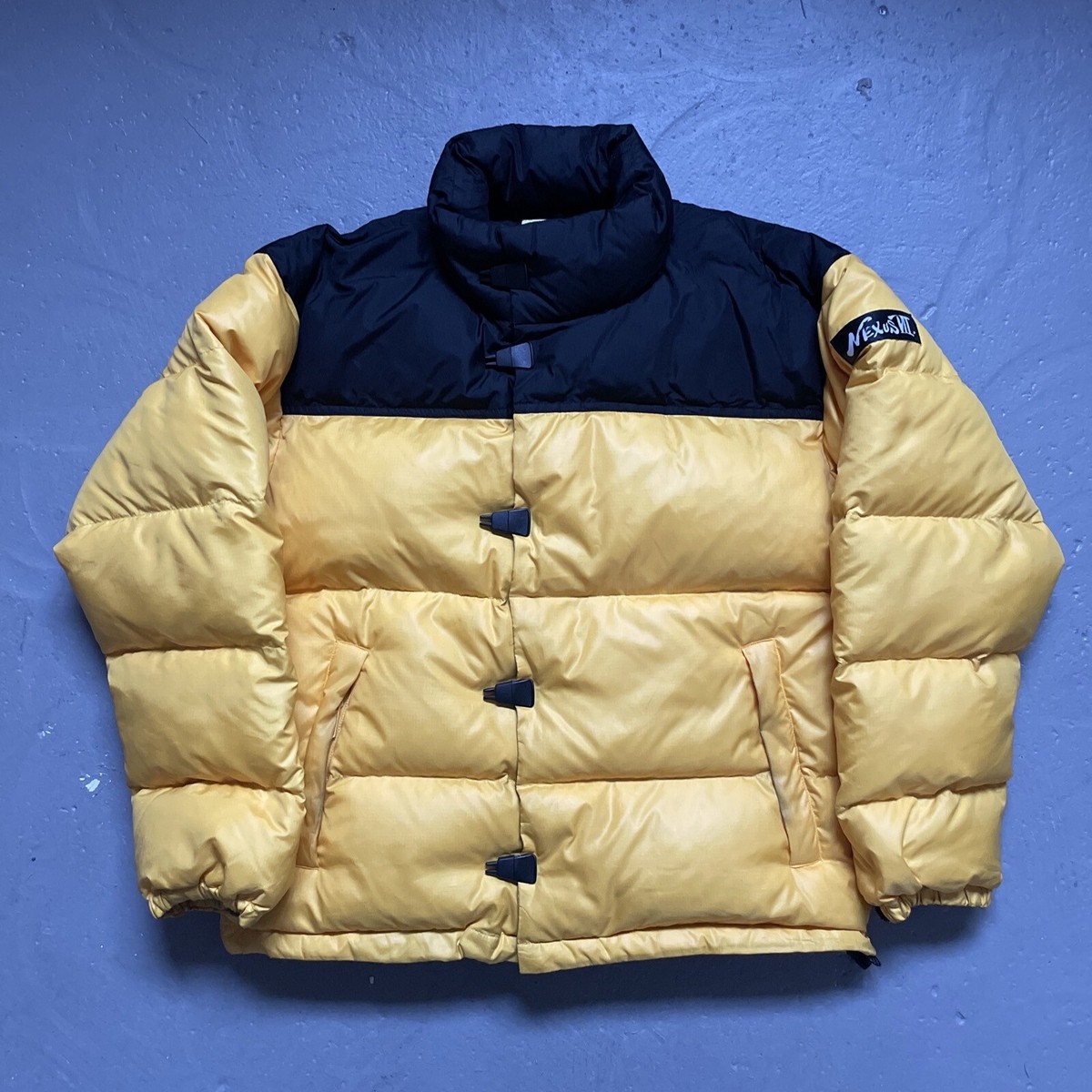 Nexus 7 VII Japan Streetwear Down Puffer Omega Jacket 2-Tone Large  