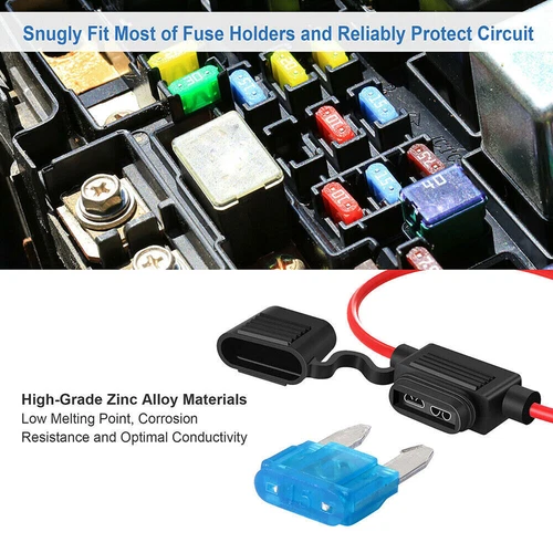 120-TEILIGES AUTO LKW MICRO BLADE MINI 2A-35A SICHERUNGSSORTIMENT KIT 12V/24V BLADE SICHERUNGEN - Bild 8 von 8