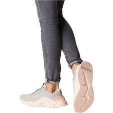 NEW Sorel Women's Kinetic RNEGD Lace Athletic Sneaker Dove/Peach Blossom SIZE 11