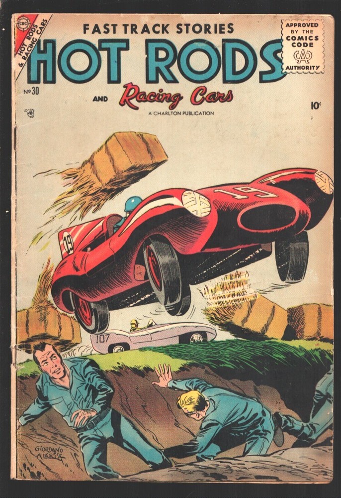 Hot Rods and Racing Cars #30  1957 - Charlton  -VG+ - Comic Book