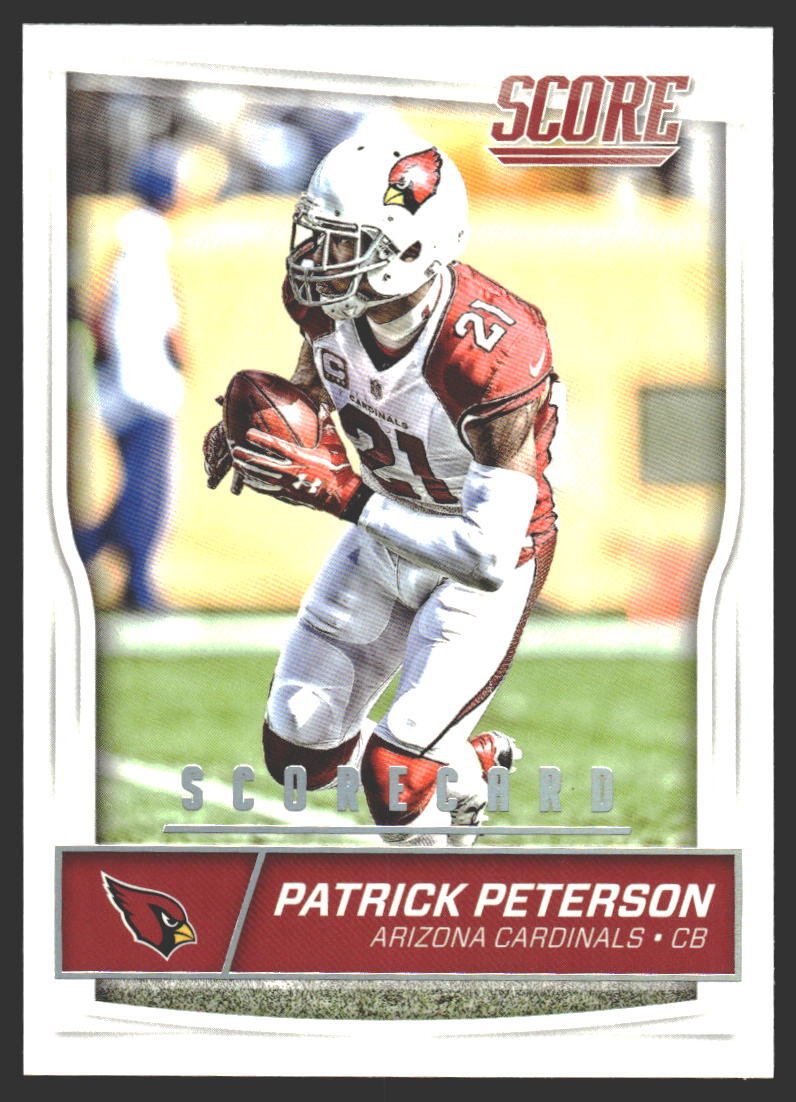 Patrick Peterson #9 2016 Score Scorecard Arizona Cardinals