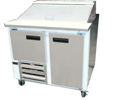 Cooltech 1-1/2 Door Refrigerated Sandwich Prep Unit 36"
