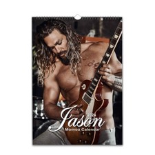 Jason Momoa Deluxe 2027/28Personalised Calendar | Choose start month