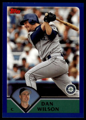2003 Topps #2 Dan Wilson Seattle Mariners